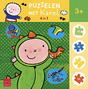 Puzzelen met Karel (Hallo Dino) 4-in-1-puzzel